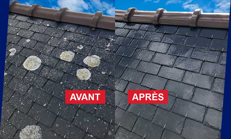 Nettoyage toiture - PROCHIRA ROOFING FAÇADE artisan toiturier couvreur en Belgique : nettoyage, démoussage, traitement anti-mousse toiture. Application d’un revêtement peinture hydrofuge coloré de toit intervention en BELGIQUE: région Flamande, Wallonne et Bruxelles….