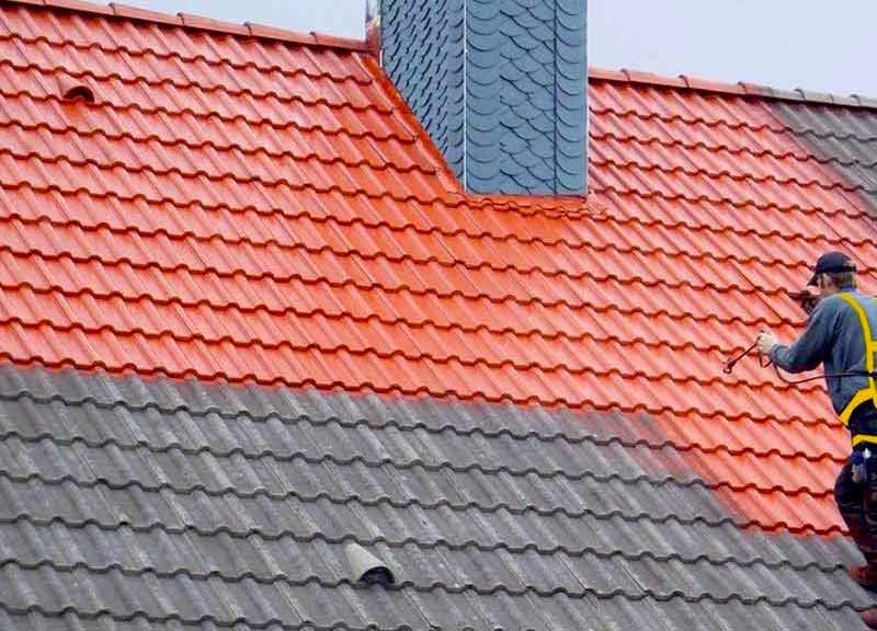 Nettoyage toiture - PROCHIRA ROOFING FAÇADE artisan toiturier couvreur en Belgique : nettoyage, démoussage, traitement anti-mousse toiture. Application d’un revêtement peinture hydrofuge coloré de toit intervention en BELGIQUE: région Flamande, Wallonne et Bruxelles….